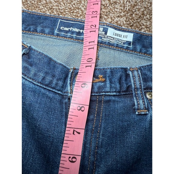 Carhartt Rugged Flex Loose Fit Jean Womens 10 Regular Workwear Grunge Outdoor - Picture 9 of 11